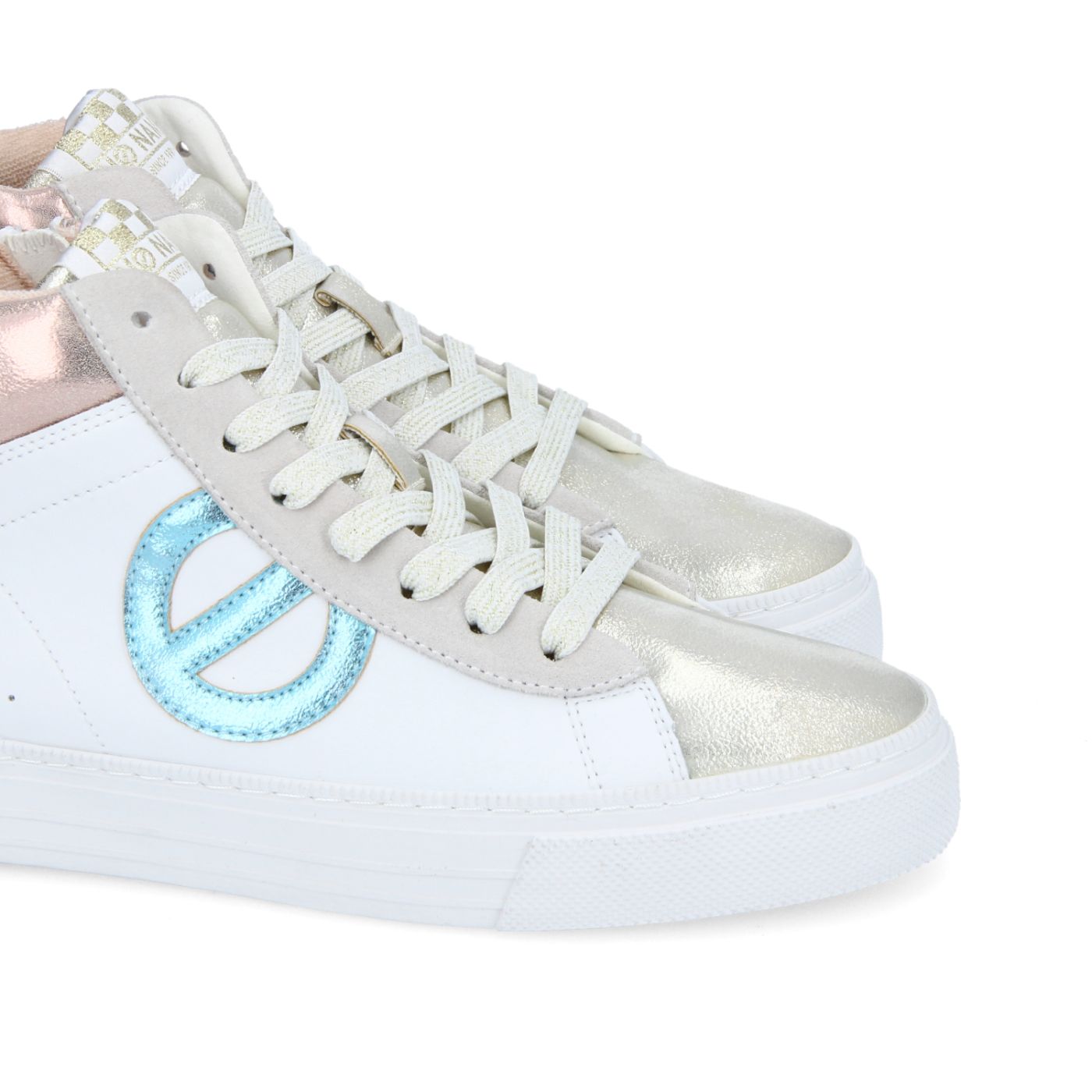 STRIKE MID CUT - NAPPA/BRIGHTY - WHITE/L.GOLD